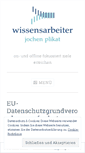 Mobile Screenshot of jochen-plikat.com